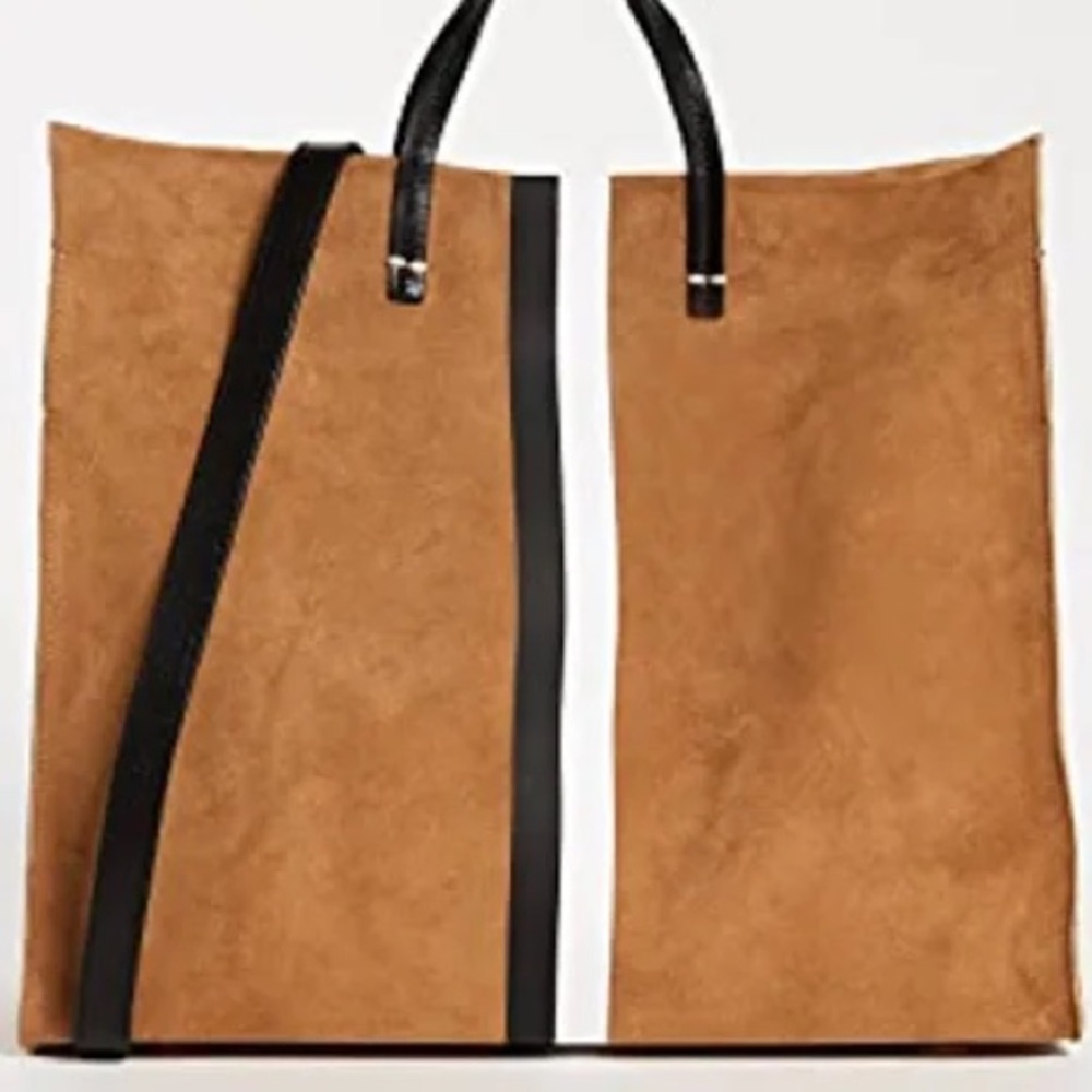 Clare V Camel and Ebony Tote